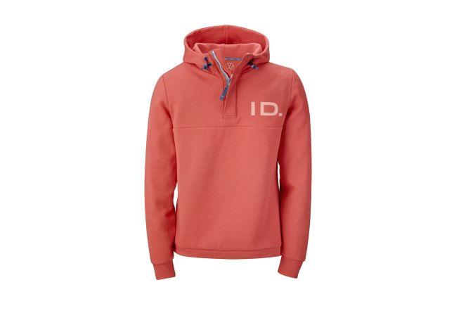 ID. Collection hooded sweatshirt unisex coral