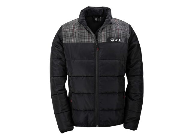 GTI Collection quilted jacket mens Black