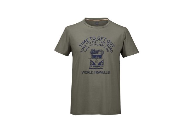 Heritage Collection T-shirt, S- XXXL, men’s, olive, T1 print,