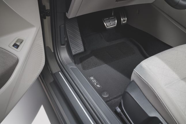 Protective film for the sill rail, Black/Silver, front and rear