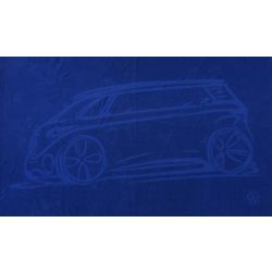 ID. Buzz Collection bath towel dark blue ID. Buzz design