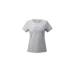 Volkswagen collection, T-shirt, XS- XXL, women, grey melange, 3D VW logo