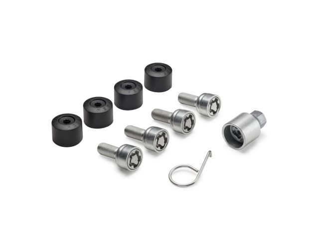 Wheel bolt locking set, M14 x 1.5 x 27