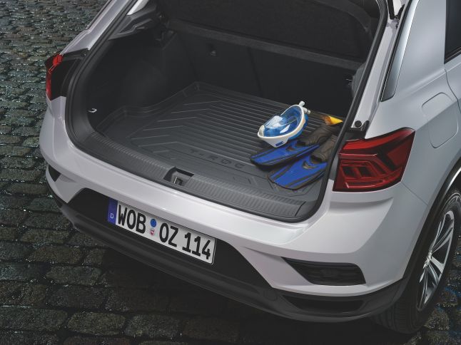 Boot tray, variable loading surface, top position