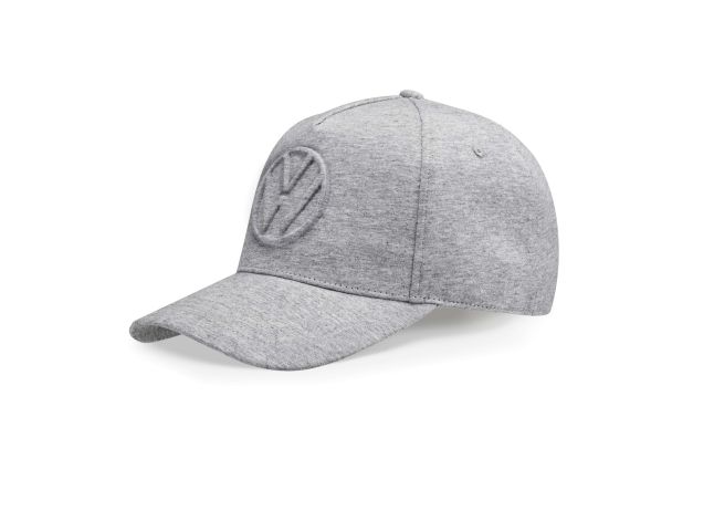 Volkswagen collection, baseball cap, grey melange, 3D VW logo