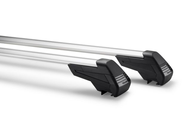 Supporting rods, Silver, only vehicles with bare roof rails PR:3S1