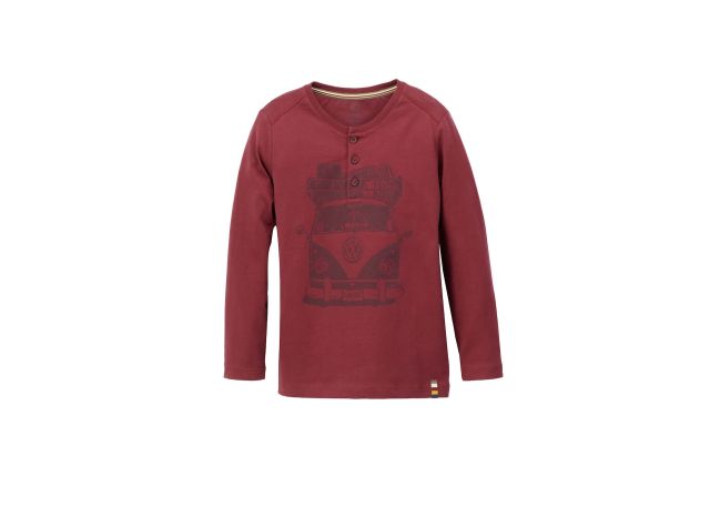 Heritage Collection, children's clothing, 116/158, bordeaux, Henley shirt